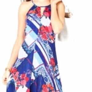 NWOT Plus Size 0X INC Scarf Flower Handkerchief Dress